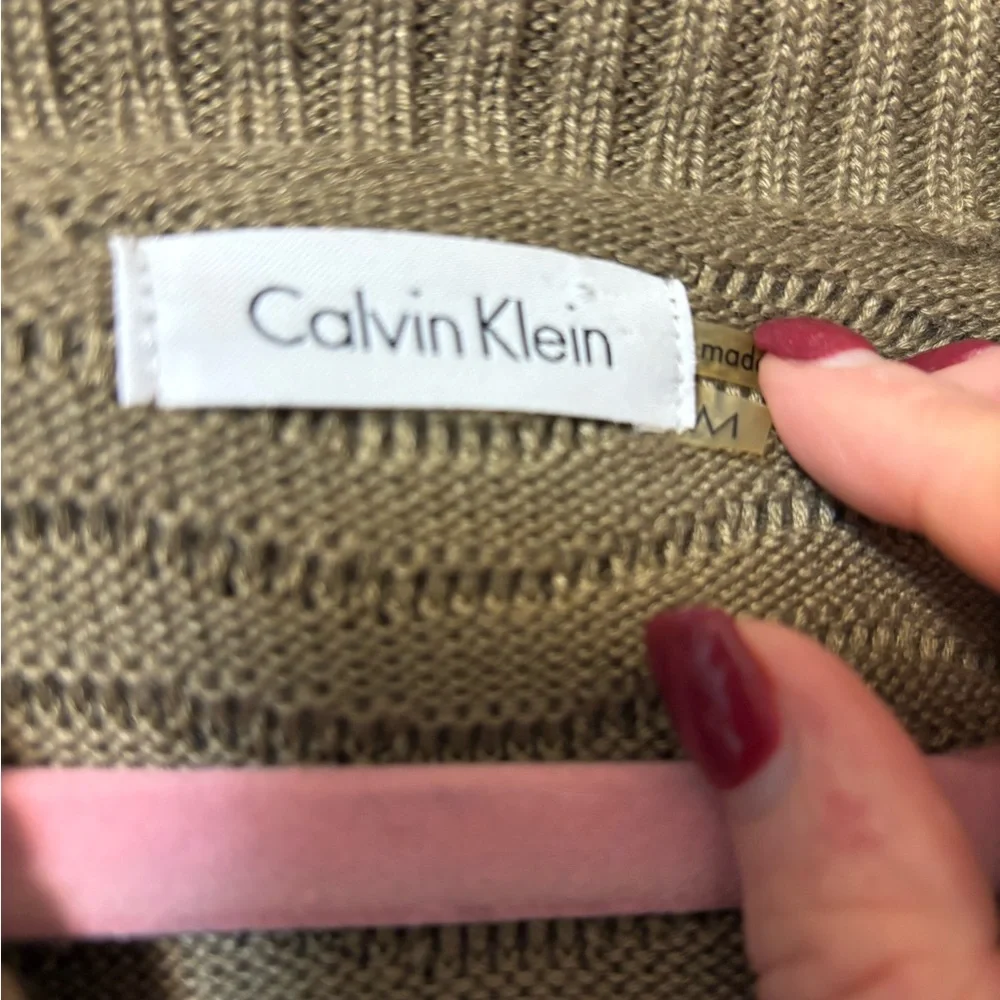 Calvin Klein women’s size Medium‎ ribbed sweater dress - Picture 3 of 3